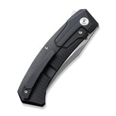 We Knife Shuddan Black Titanium Handle Satin Finished CPM 20CV Blade Çakı