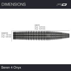 Red Dragon Seren 4 Onyx % 90 Tungsten Çelik Uçlu Dart Oku