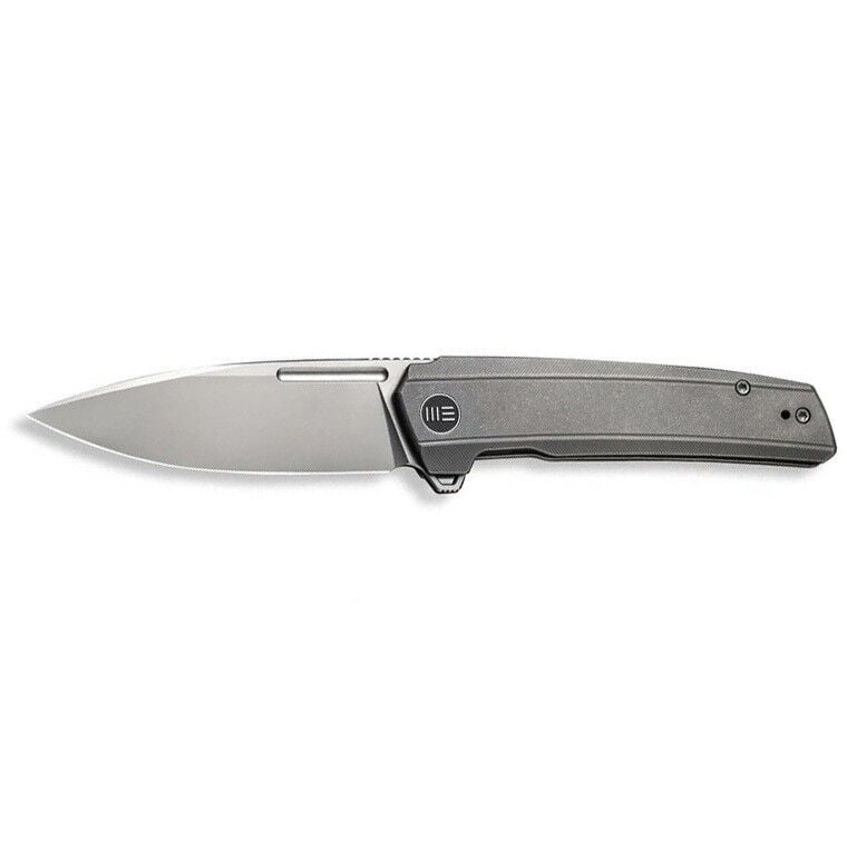 We Knife Speedster Gray Titanium Handle Silver Bead Blasted CPM 20CV Blade Çakı
