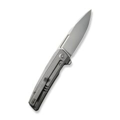 We Knife Speedster Gray Titanium Handle Silver Bead Blasted CPM 20CV Blade Çakı