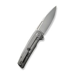 We Knife Speedster Gray Titanium Handle Silver Bead Blasted CPM 20CV Blade Çakı