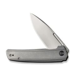 We Knife Speedster Gray Titanium Handle Silver Bead Blasted CPM 20CV Blade Çakı
