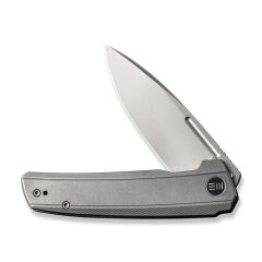 We Knife Speedster Gray Titanium Handle Silver Bead Blasted CPM 20CV Blade Çakı