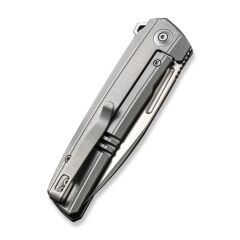 We Knife Speedster Gray Titanium Handle Silver Bead Blasted CPM 20CV Blade Çakı