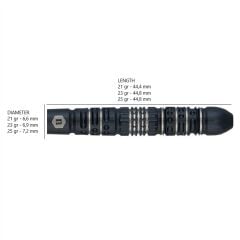 Unicorn Noir Style 4 % 90 Tungsten Çelik Uçlu Dart Oku