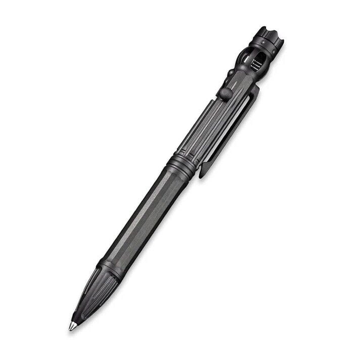 We Knife Baculus Black Titanium Pen With A Spinner Bearing On Top Taktik Kalem