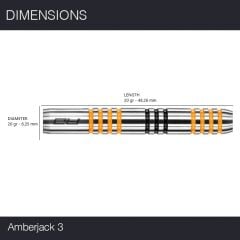 Red Dragon Amberjack 3 % 90 Tungsten Plastik Uçlu Dart Oku