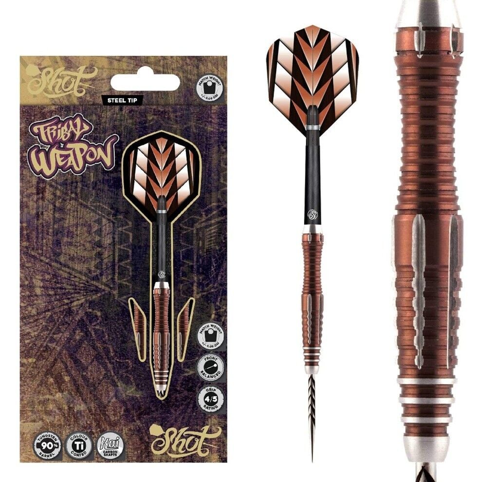 Shot Tribal Weapon 1 Series % 90 Tungsten Çelik Uçlu Dart Oku