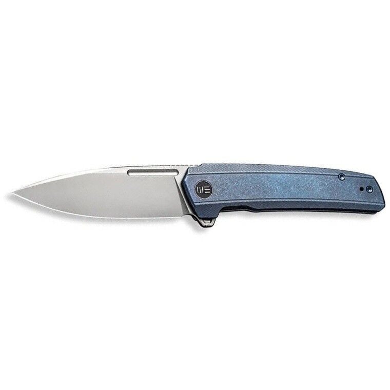 We Knife Speedster Blue Titanium Handle Black Stonewashed CPM 20CV Blade Çakı
