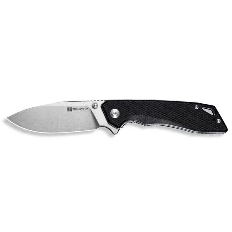 Sencut Stratex Black G10 Handle Satin Finished 9Cr18MoV Blade Çakı