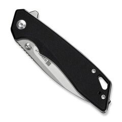 Sencut Stratex Black G10 Handle Satin Finished 9Cr18MoV Blade Çakı