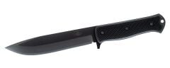 Fallkniven A1xb Army Survival Knife Model X, Black coating ( Tungsten Carbide ) Zytel Kılıflı Bıçak