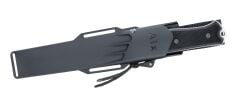 Fallkniven A1xb Army Survival Knife Model X, Black coating ( Tungsten Carbide ) Zytel Kılıflı Bıçak