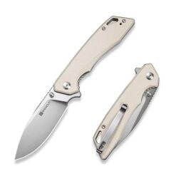 Sencut Stratex Ivory G10 Handle Satin Finished  9Cr18MoV Blade Çakı
