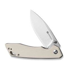 Sencut Stratex Ivory G10 Handle Satin Finished  9Cr18MoV Blade Çakı