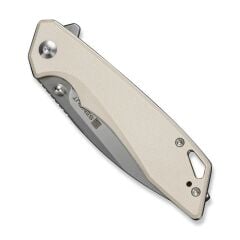 Sencut Stratex Ivory G10 Handle Satin Finished  9Cr18MoV Blade Çakı