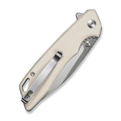Sencut Stratex Ivory G10 Handle Satin Finished  9Cr18MoV Blade Çakı