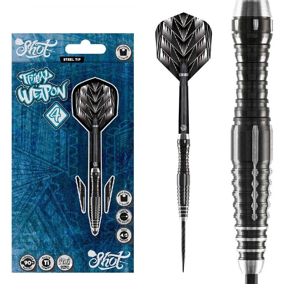 Shot Tribal Weapon 4 Series % 90 Tungsten Çelik Uçlu Dart Oku