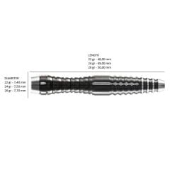 Shot Tribal Weapon 4 Series % 90 Tungsten Çelik Uçlu Dart Oku
