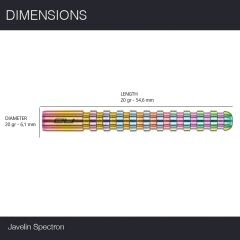 Red Dragon Javelin Spectron % 85 Tungsten Çelik Uçlu Dart Oku