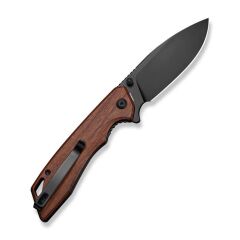 Sencut Stratex Guibourtia Wood Handle Black 9Cr18MoV Blade Çakı