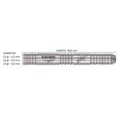 Unicorn Michael Smith % 90 Tungsten Çelik Uçlu Dart Oku