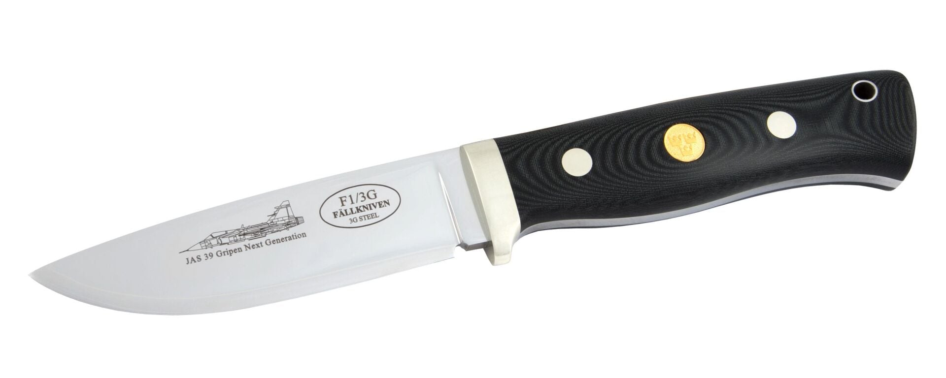 Fallkniven F1L3Gbm Pilot Survival Knife, JAS Edition Deri Kılıflı Bıçak