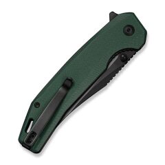 Sencut Vornix Teal Green G10 Handle Black 9Cr18MoV Blade Çakı