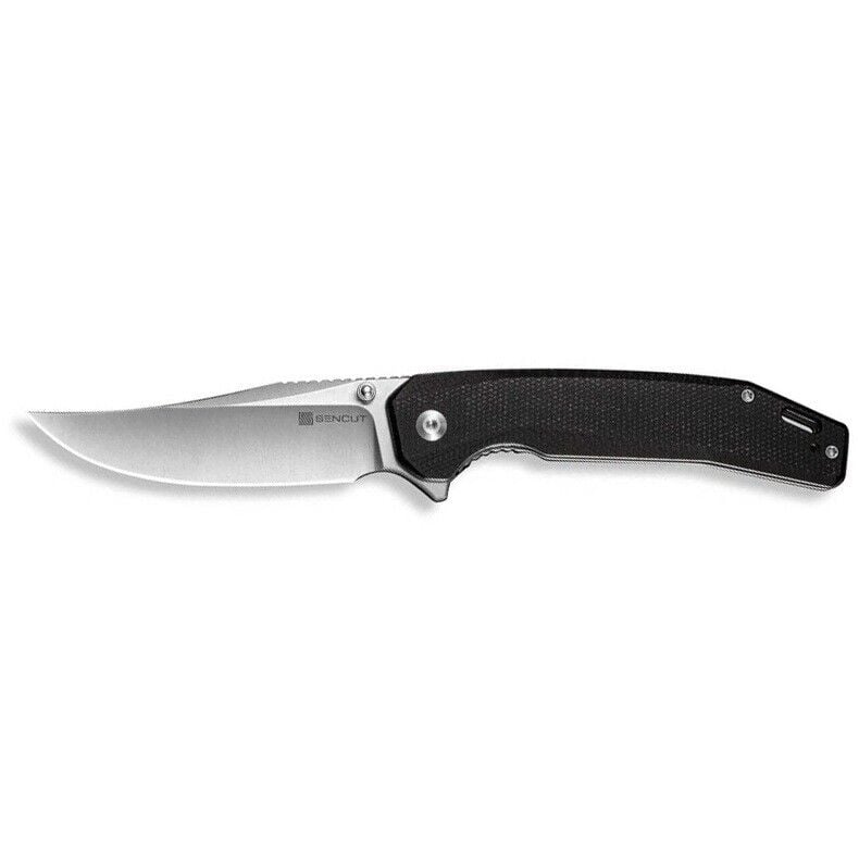Sencut Vornix Black Canvas Micarta Handle Satin Finished 9Cr18MoV Blade Çakı