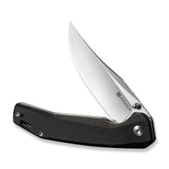 Sencut Vornix Black Canvas Micarta Handle Satin Finished 9Cr18MoV Blade Çakı