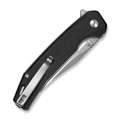 Sencut Vornix Black Canvas Micarta Handle Satin Finished 9Cr18MoV Blade Çakı