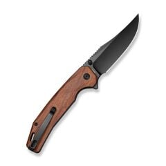 Sencut Vornix Guibourtia Wood Handle Black 9Cr18MoV Blade Çakı