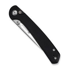 Sencut Skelfin Black G10 Handle Satin Finished 9Cr18MoV Blade Çakı