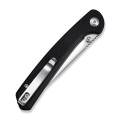 Sencut Skelfin Black G10 Handle Satin Finished 9Cr18MoV Blade Çakı