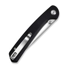 Sencut Skelfin Black G10 Handle Satin Finished 9Cr18MoV Blade Çakı
