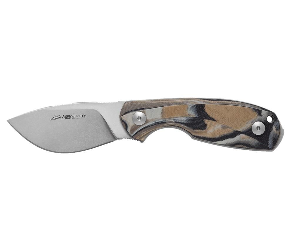 Viper Lille 1 Elmax Stonewashed Drop Point G10 Bıçak