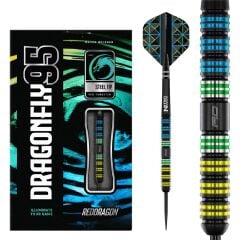 Red Dragon Dragonfly 95 Black Parallel % 95 Tungsten Çelik Uçlu Dart Oku