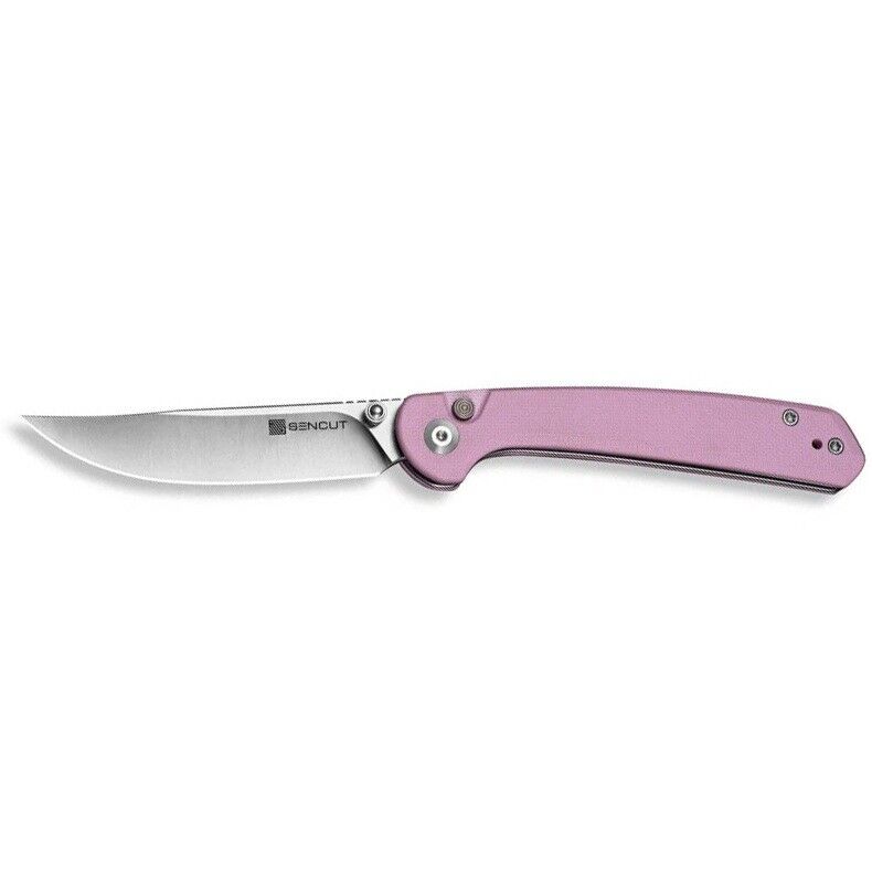 Sencut Skelfin Powder Pink G10 Handle Satin Finished 9Cr18MoV Blade Çakı