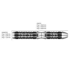 Shot Viking Wolf % 90 Tungsten Çelik Uçlu Dart Oku