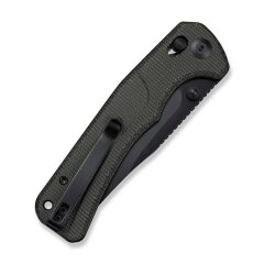 Sencut Slybolt Dark Green Canvas Micarta Handle Black 9Cr18MoV Blade Çakı