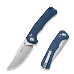 Sencut Slybolt Blue Canvas Micarta Handle Satin Finished 9Cr18MoV Blade Çakı