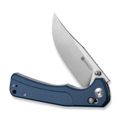 Sencut Slybolt Blue Canvas Micarta Handle Satin Finished 9Cr18MoV Blade Çakı