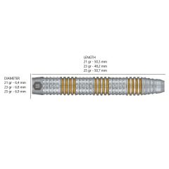 Unicorn Pro-Tech Style 3 % 90 Tungsten Çelik Uçlu Dart Oku