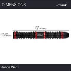 Red Dragon Jason Watt  % 90 Tungsten Çelik Uçlu Dart Oku