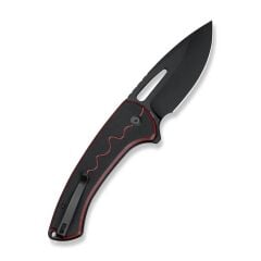 Sencut Squiggy Burgundy / Black G10 Handle Black 9Cr18MoV Blade Çakı