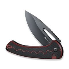 Sencut Squiggy Burgundy / Black G10 Handle Black 9Cr18MoV Blade Çakı