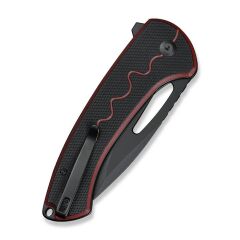 Sencut Squiggy Burgundy / Black G10 Handle Black 9Cr18MoV Blade Çakı