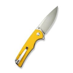 Sencut Praktisk Yellow Coarse G10 Handle Satin Finished 9Cr18MoV Blade Çakı