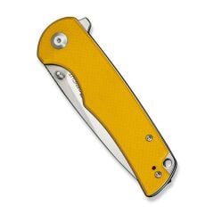 Sencut Praktisk Yellow Coarse G10 Handle Satin Finished 9Cr18MoV Blade Çakı
