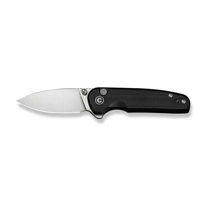 Civivi Mini Shakan Ripple Patterned Black Aluminum Handle Satin Finished Nitro-V Blade Çakı